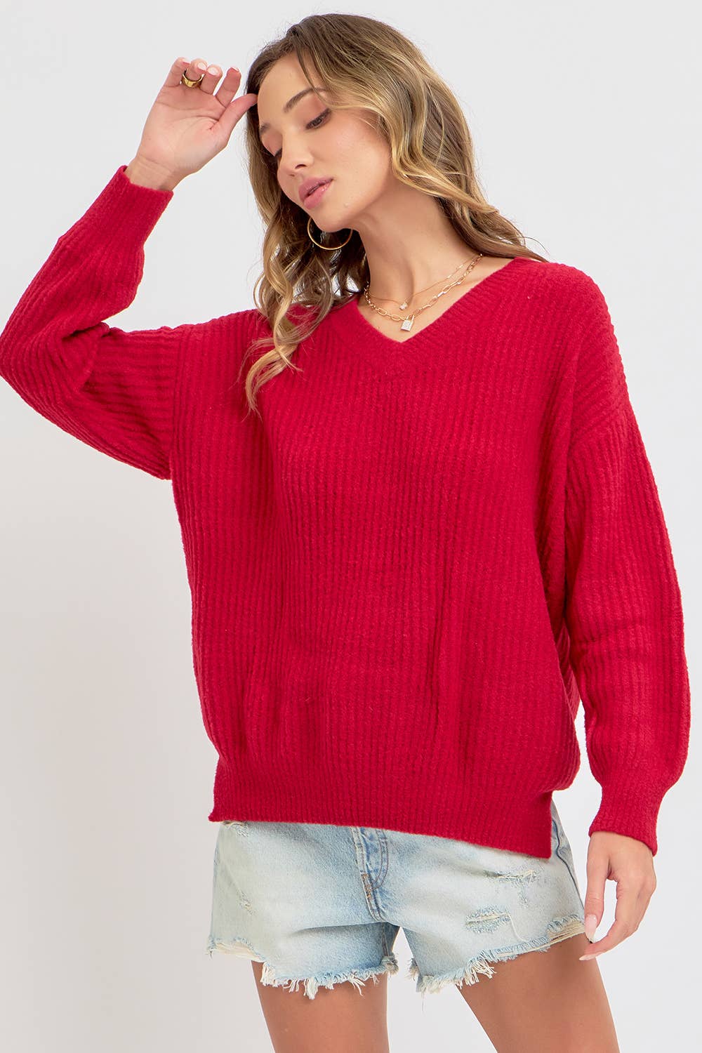 Sweet Lovely by Jen - Wholesale Knit Sweater - Women's -  EVERYDAY CASUAL  SWEATER58