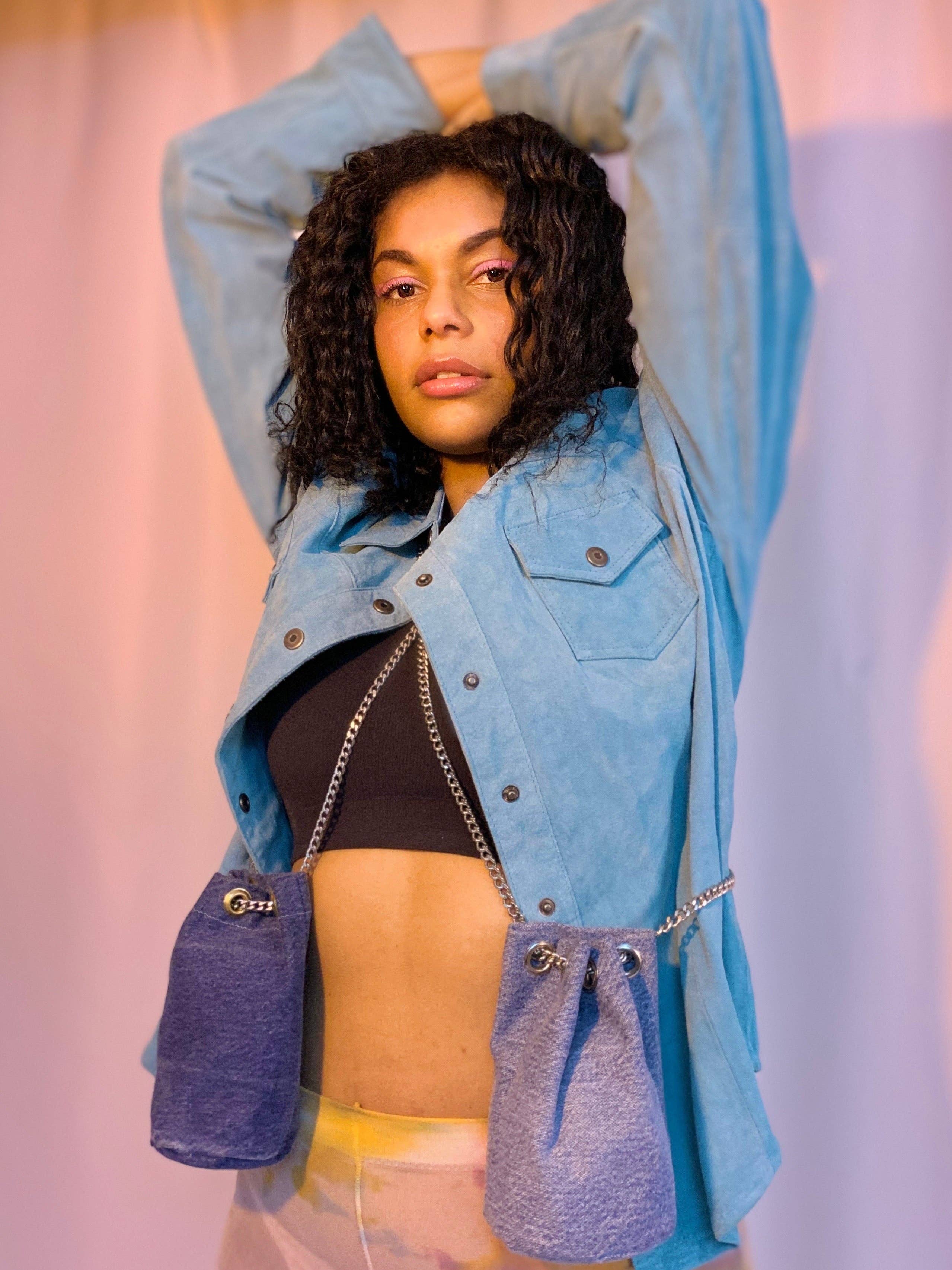 Shop Journal Vintage - Wholesale Crossbody Bag - Women's - Recycled denim mini pouch bag2