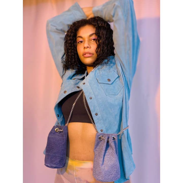 Shop Journal Vintage - Wholesale Crossbody Bag - Women's - Recycled denim mini pouch bag2