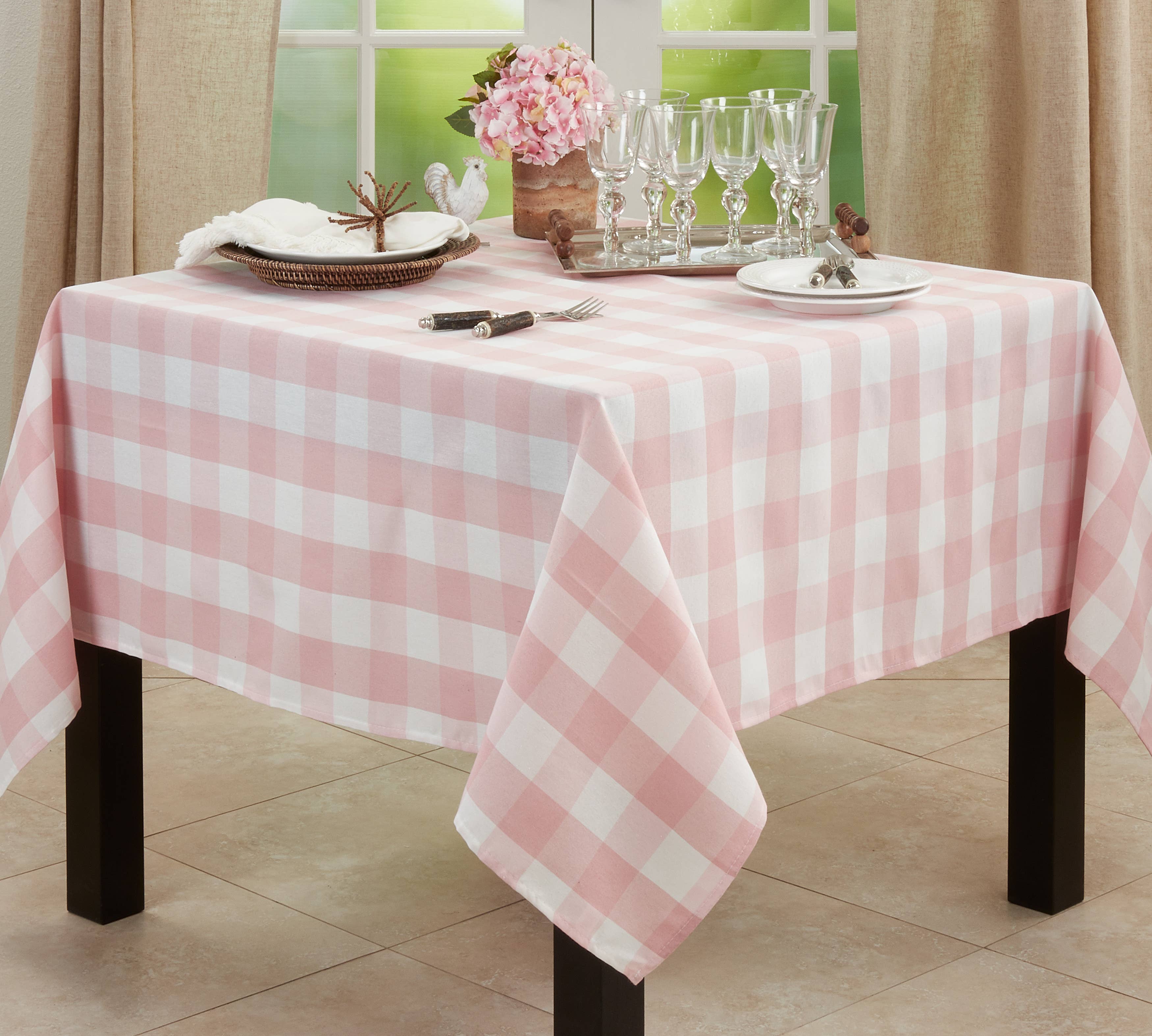 Saro Lifestyle – wholesale Duk – Buffalo Plaid Bordsduk17