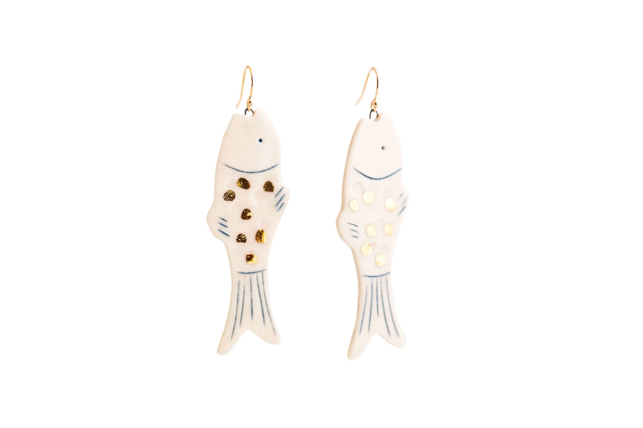 Jenna Vanden Brink Ceramics - Wholesale Dangle Earrings - Lucky Fish Earrings6