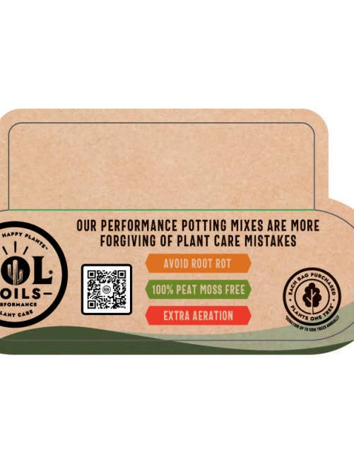 2-Sided PoP Shelf Talker: Soils and Sol Biotics Additives for wholesale by Sol Soils