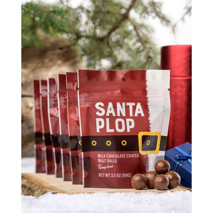 Genesee Candy Land - Wholesale Chocolate-covered sweets - Santa Plop (chocolate covered malt balls)5