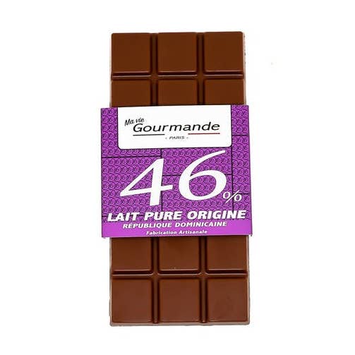 Milchschokoladentafeln 46% Dominikanische Republik für den Großhandel von MA VIE GOURMANDE PARIS