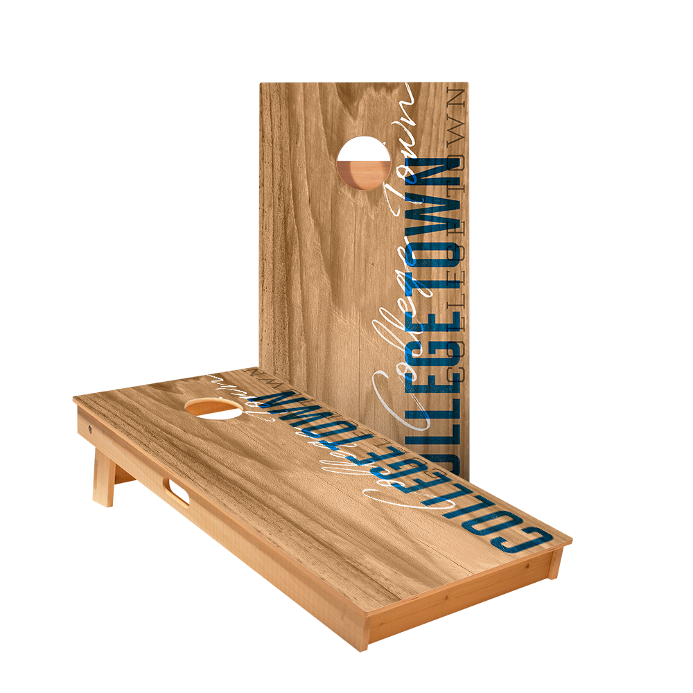 American Cornhole Association - Wholesale Cornhole - College Town Campus Gameday Star Cornhole Boards0