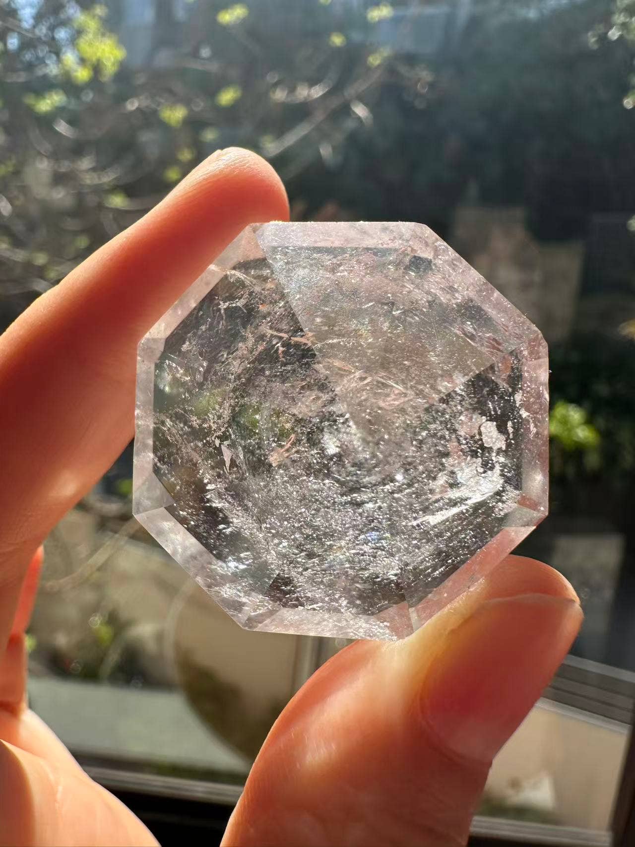 Moon Rituals - Wholesale Spiritual Stone/Crystal - Exquisite Clear Quartz Diamond 3–4cm – Natural Healing Crystal for Clarity, Energy & Christmas Crystal Gift7