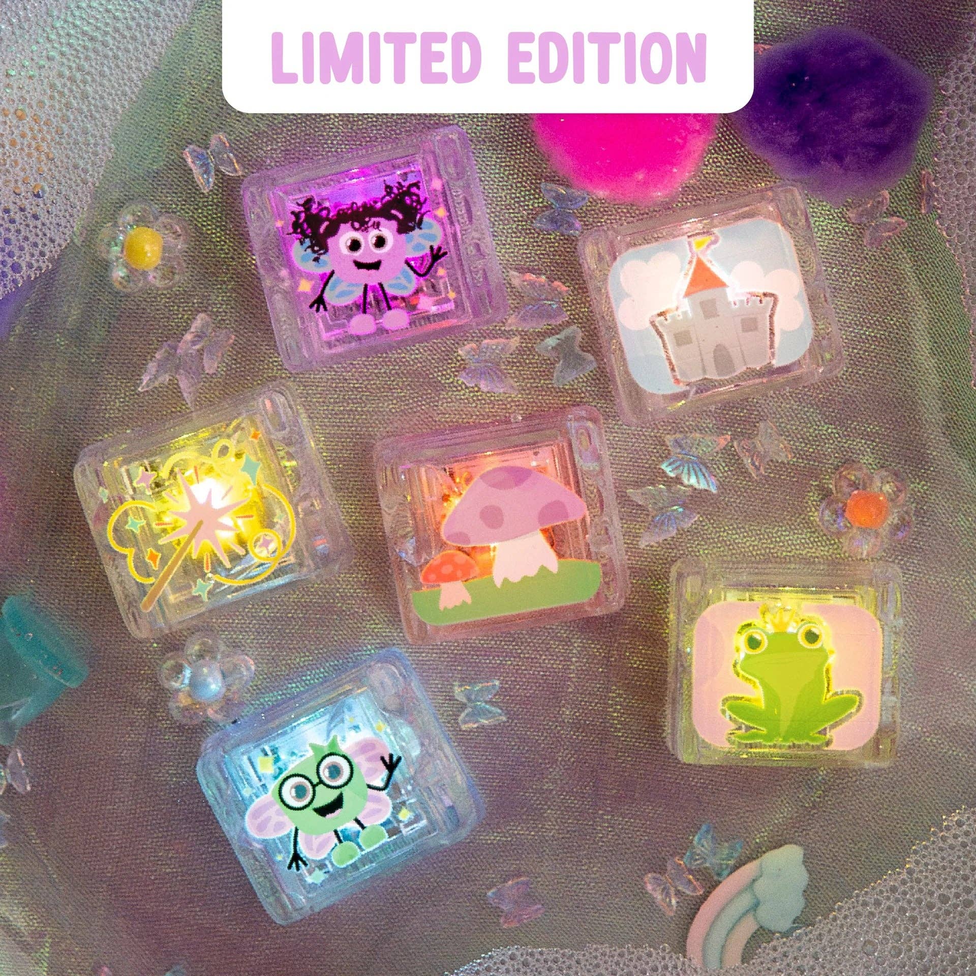 Jellystone Designs - Wholesale Light-up toy – Kids & baby - Limited Edition Light-Up Cubes, 6-Pack Fairy Gift Set4