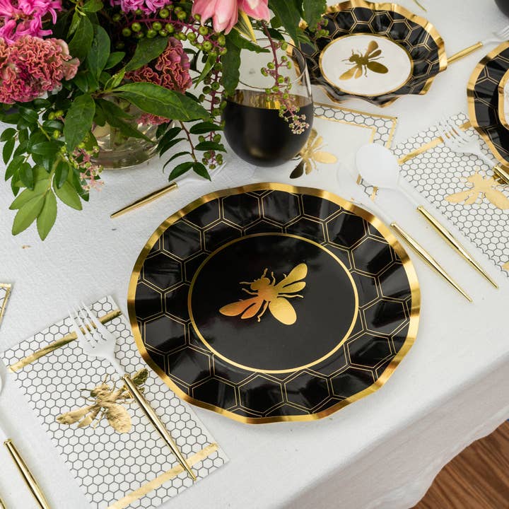 Sophistiplate - Wholesale Disposable Napkin - Honeybee Paper Guest Towel/20pk6