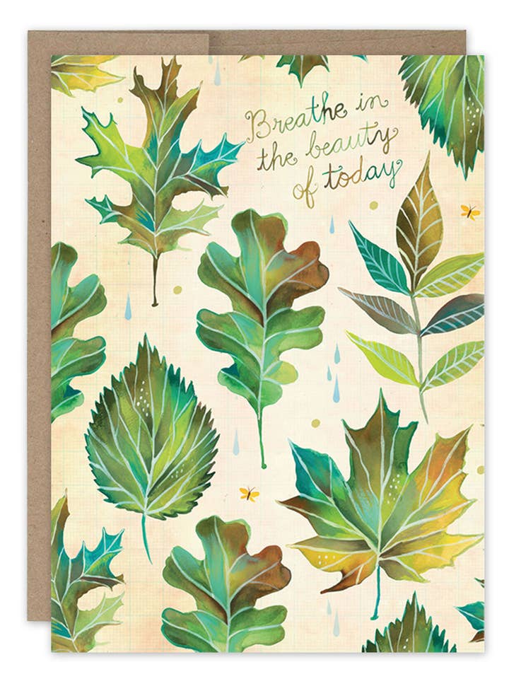 Botanisk Blade fødselsdagskort for engroshandel hos Biely & Shoaf