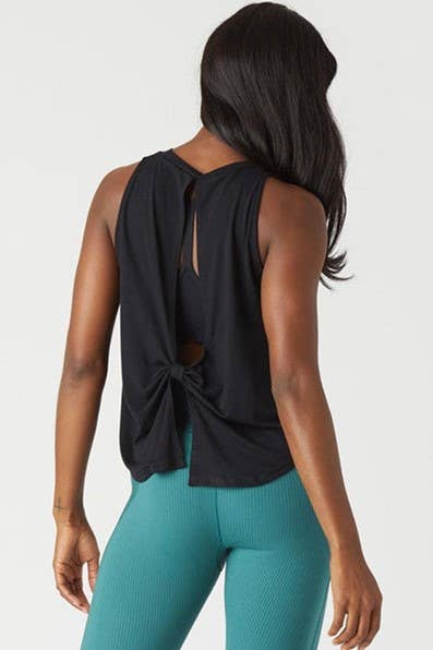 Rosa Clothing - Wholesale Tank Top - Women's - athletic workout tee Sports top Split Back Muscle Tank8