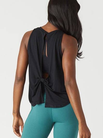 Rosa Clothing - Wholesale Tank Top - Women's - athletic workout tee Sports top Split Back Muscle Tank8