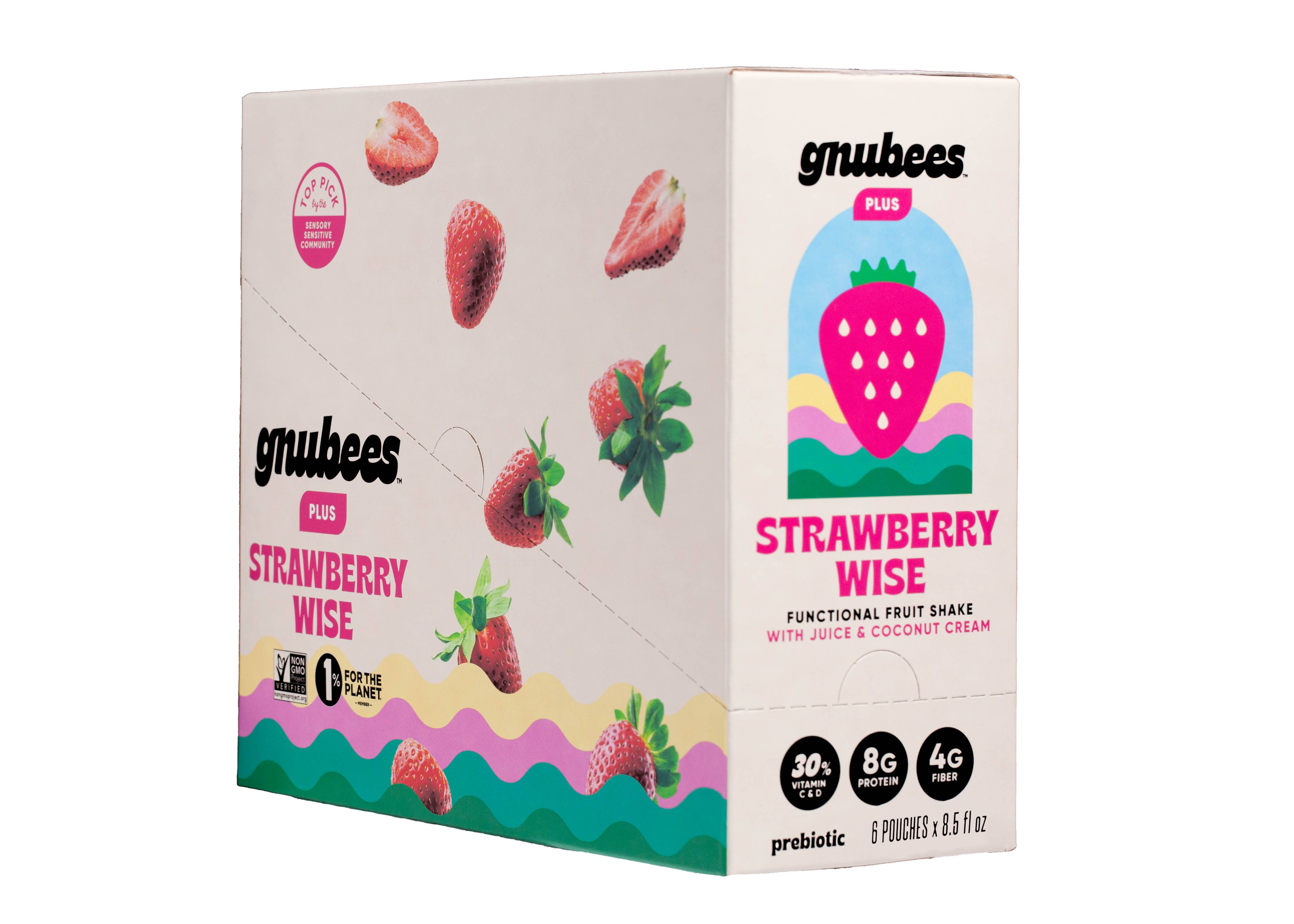 gnubees - Wholesale Fruit Juice - gnubees plus: Strawberry Wise3