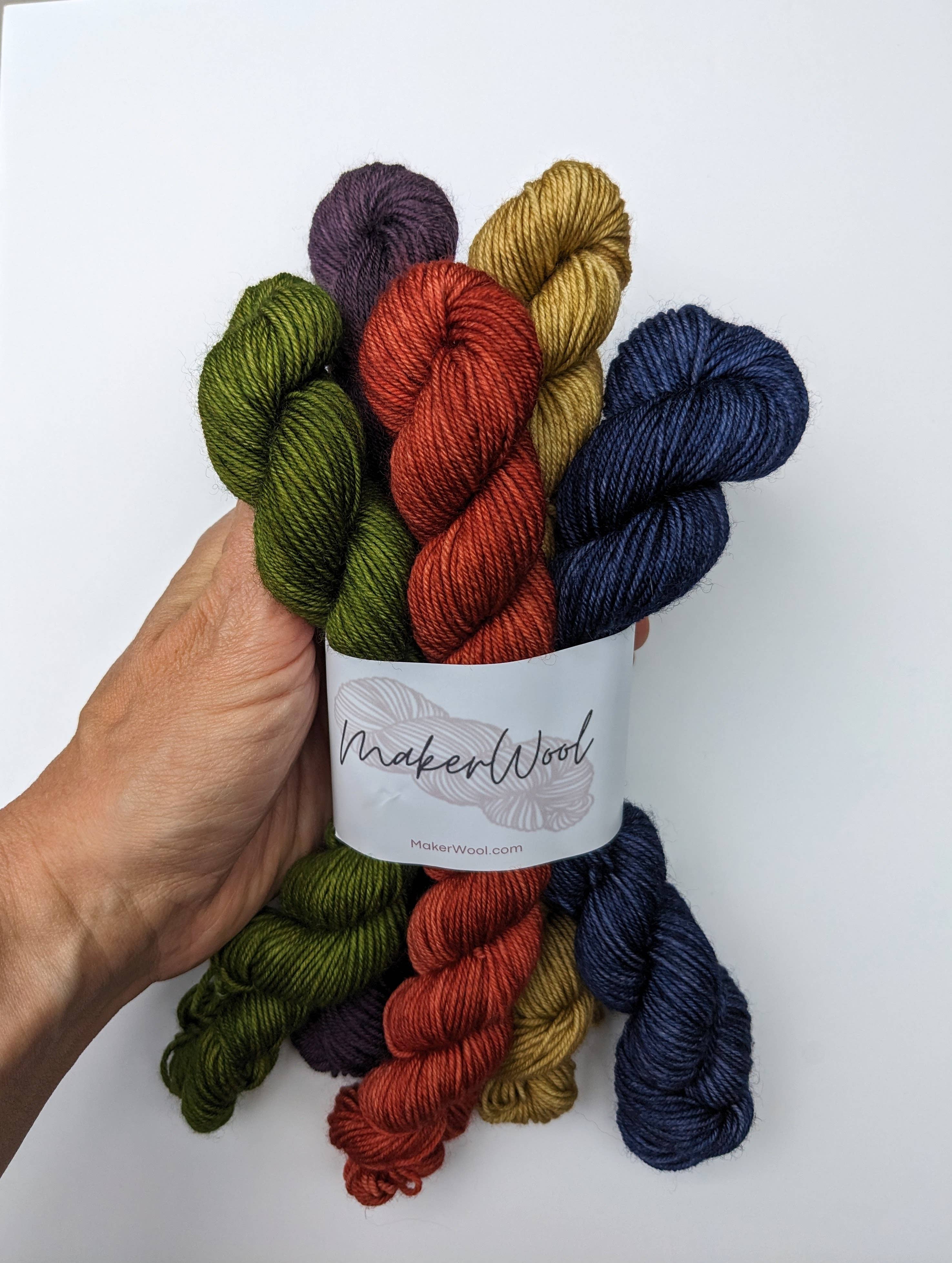 MakerWool – wholesale Garn – Mini Garn Skein Set8