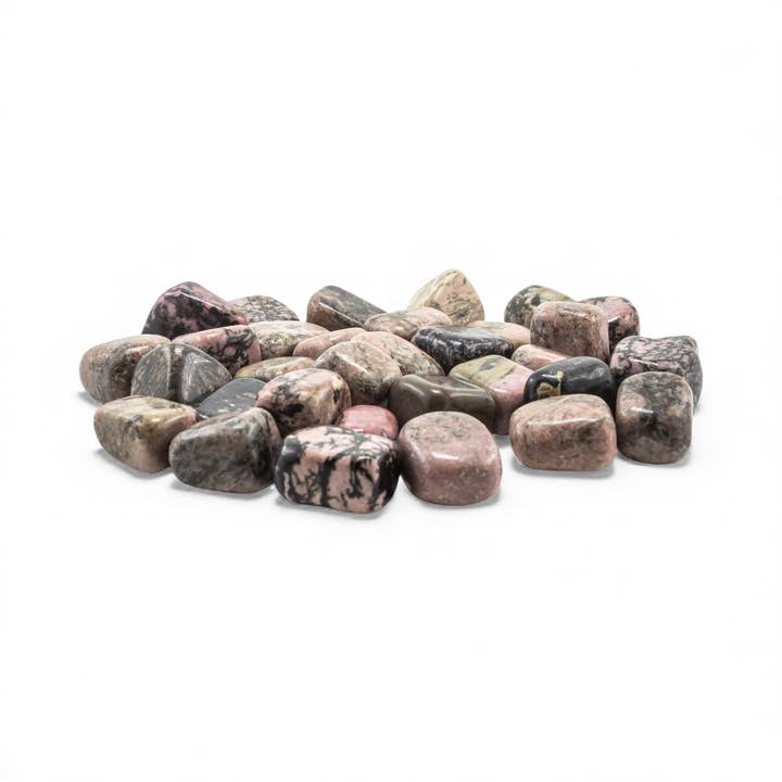 Quasar Gems USA – Großhandel Spiritueller Stein/Kristall – Rhodonit getrommelt 20-30mm 1KG/2lbs2