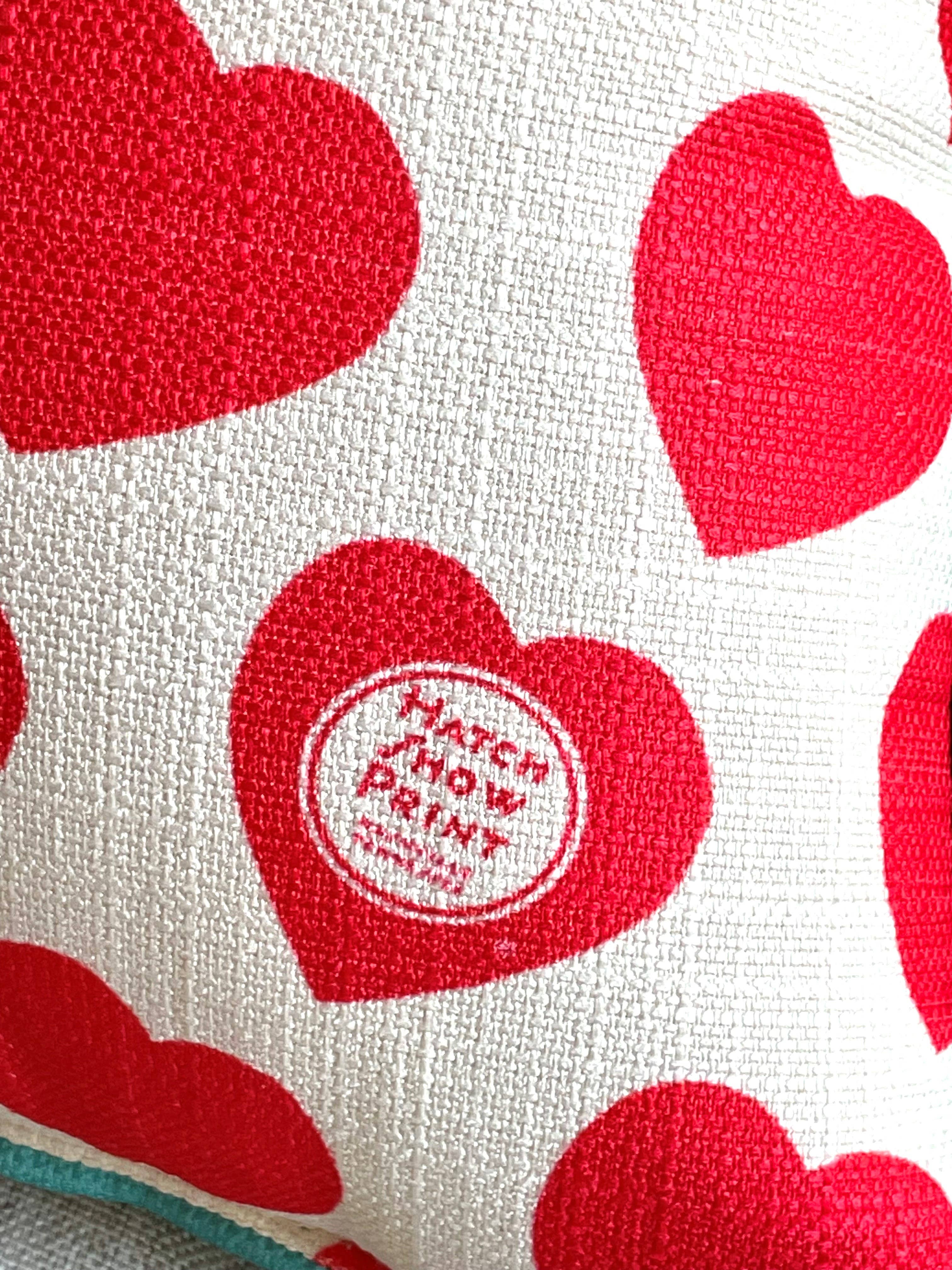 Hatch Show Print - Wholesale Throw/Decorative Pillow - Hello There Darlin' Hearts Pillow4