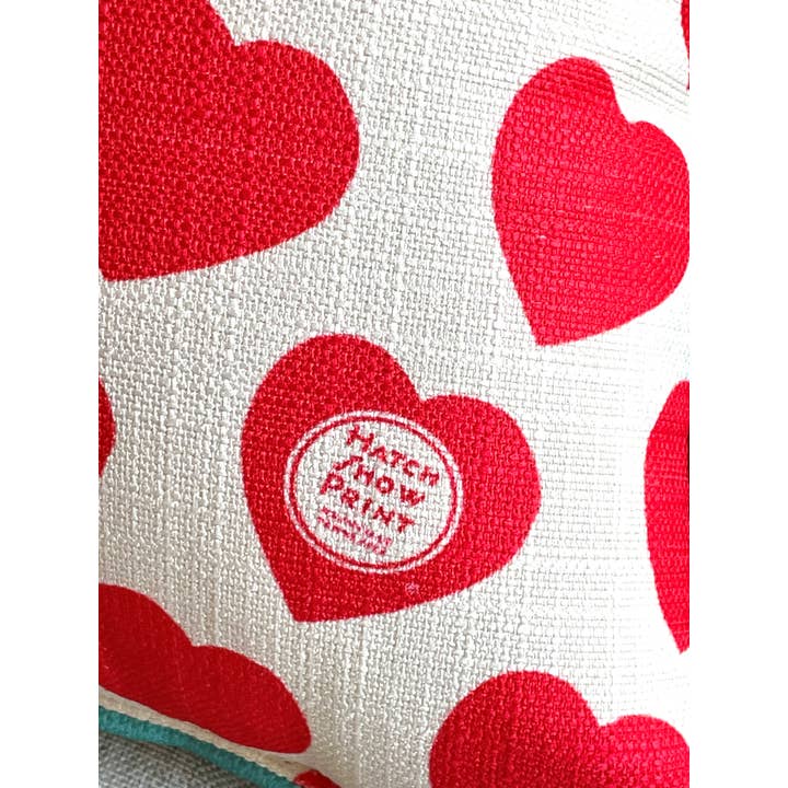 Hatch Show Print - Wholesale Throw/Decorative Pillow - Hello There Darlin' Hearts Pillow4
