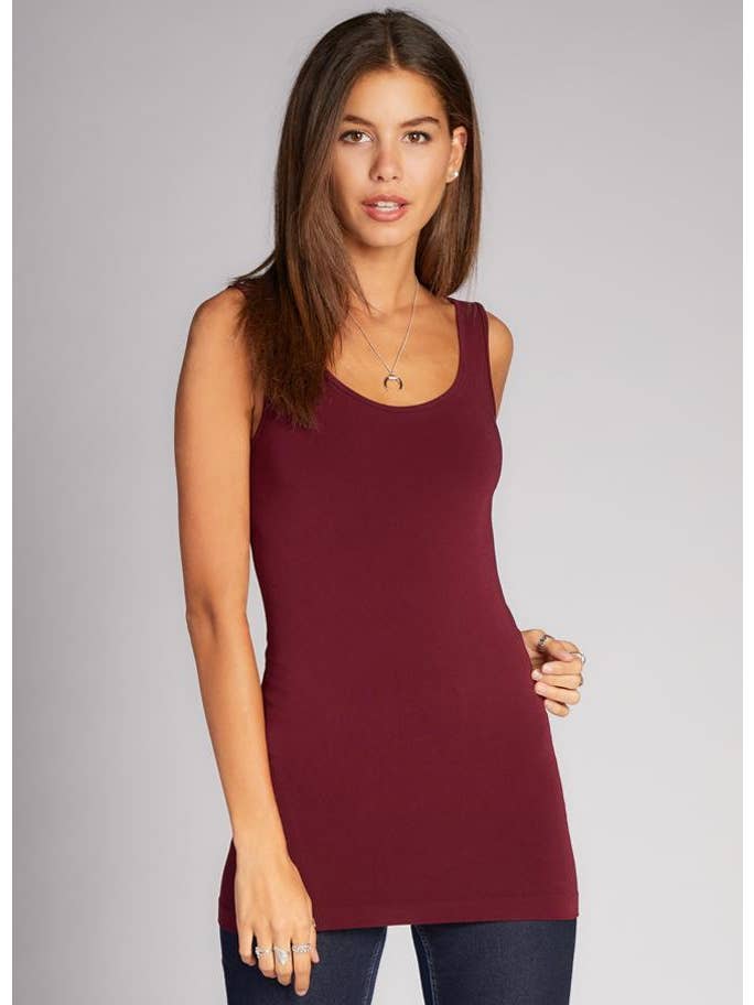 C'est Moi Clothing Co - Wholesale Tank Top - Women's - Bamboo Double Scoop Tank- CEBT11102