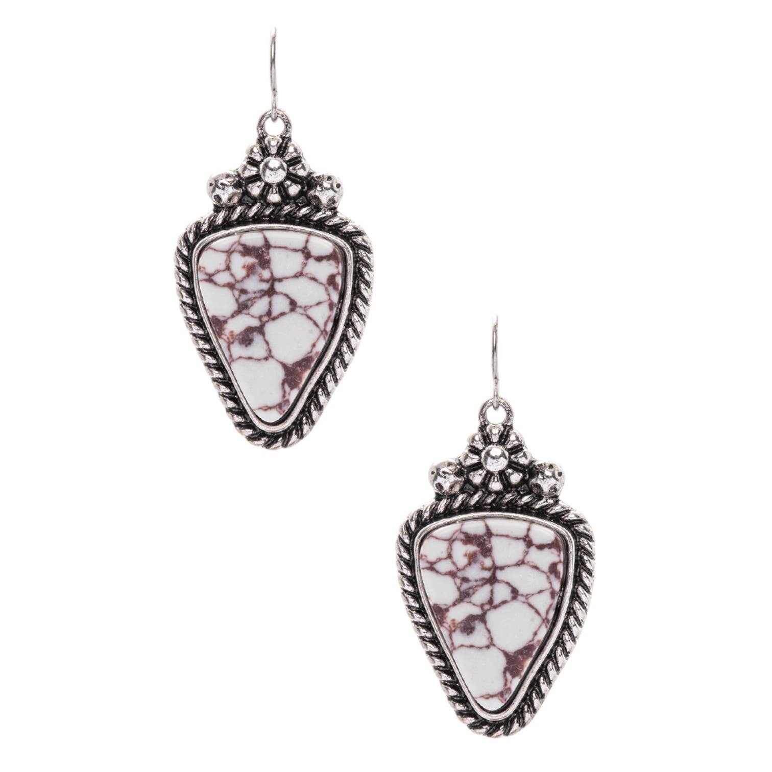 LA Jewelry Plaza - Wholesale Charm/Dangle Bracelet - Western Stone Drop Earrings4