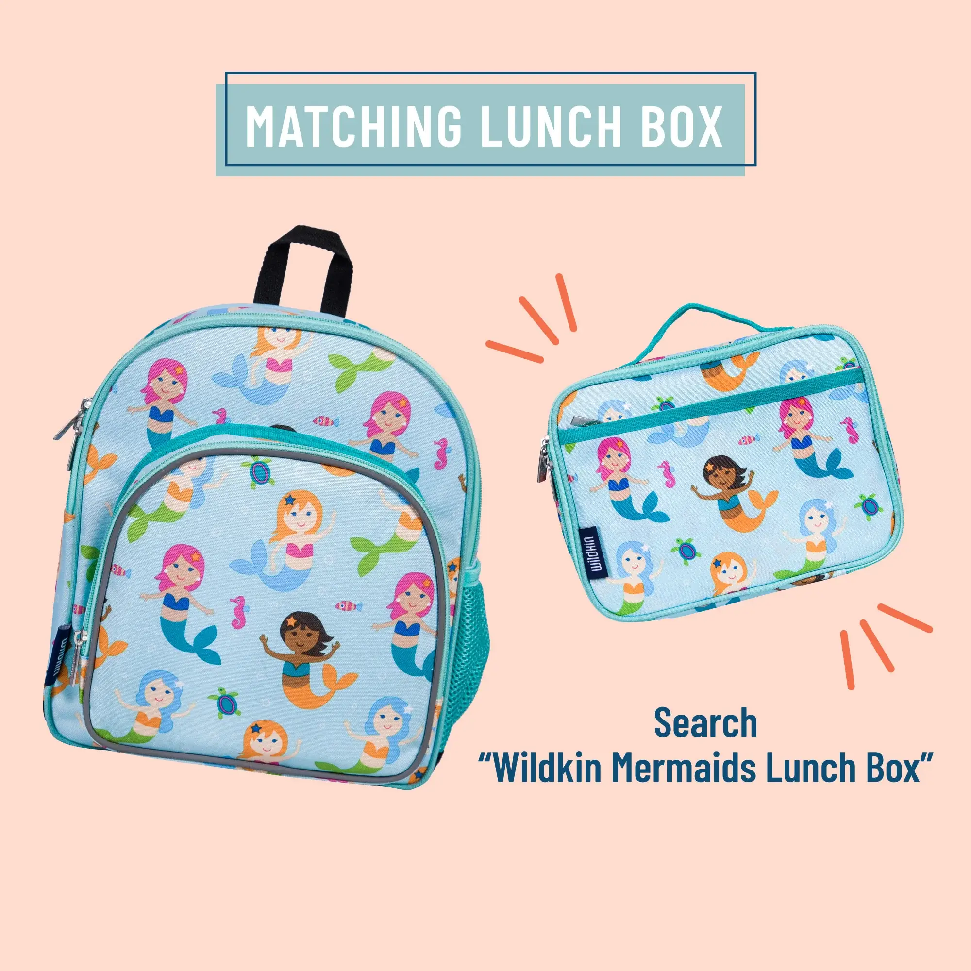 Wildkin - Wholesale Backpack - Kids - Mermaids Backpack - 12 Inch3