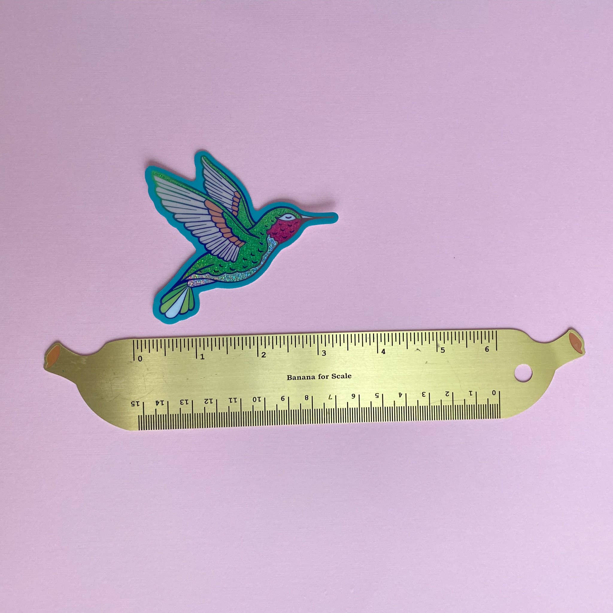 Chelzart - Wholesale Sticker - Hummingbird Sticker Rainbow Glitter | Hummingbird l Decal6