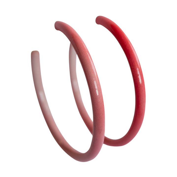 Summer Haze Ohrringe, rosa Ombre (Größe L) für den Großhandel von ELISABETH SILVERMAN