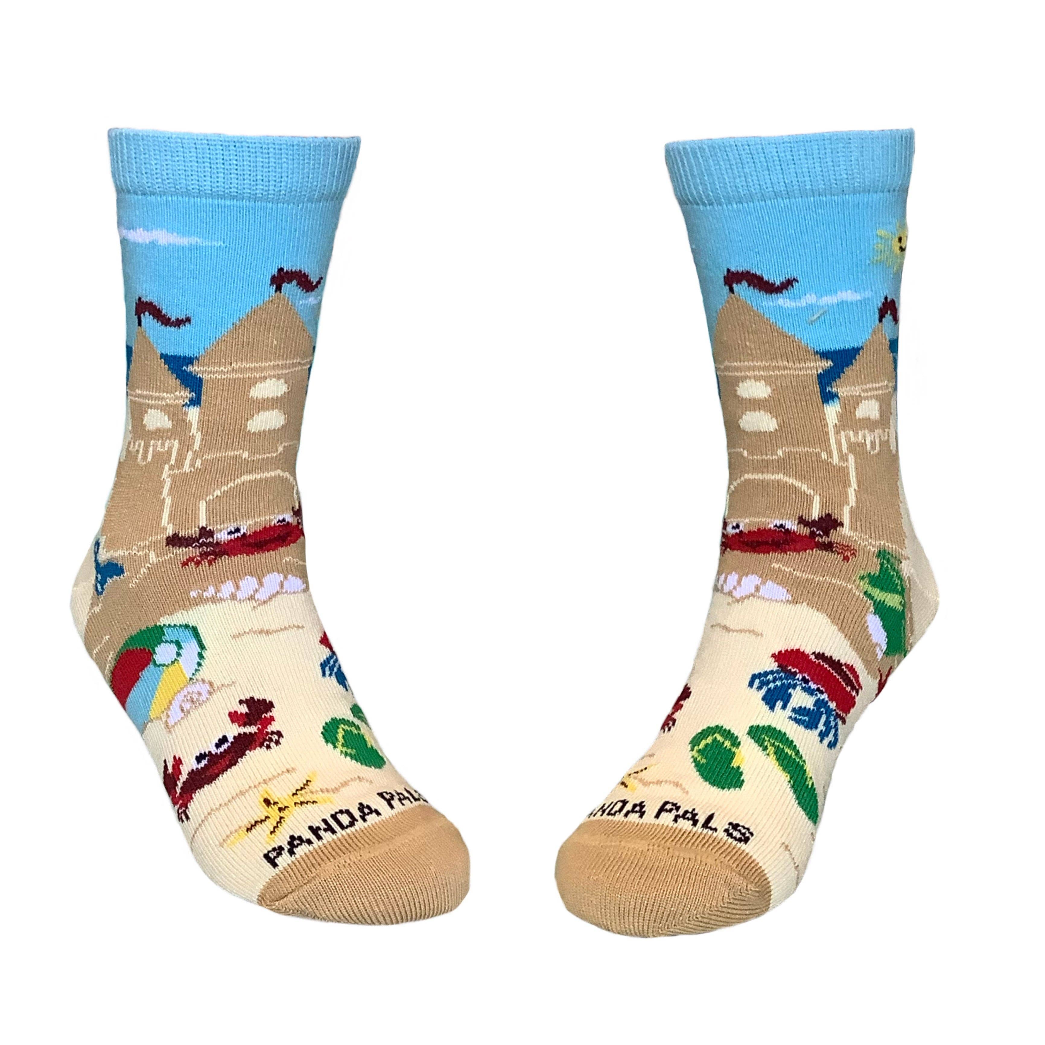 Sock Panda - Wholesale Socks - Kids - Sand Castle Socks (Ages 3-7) from the Sock Panda2
