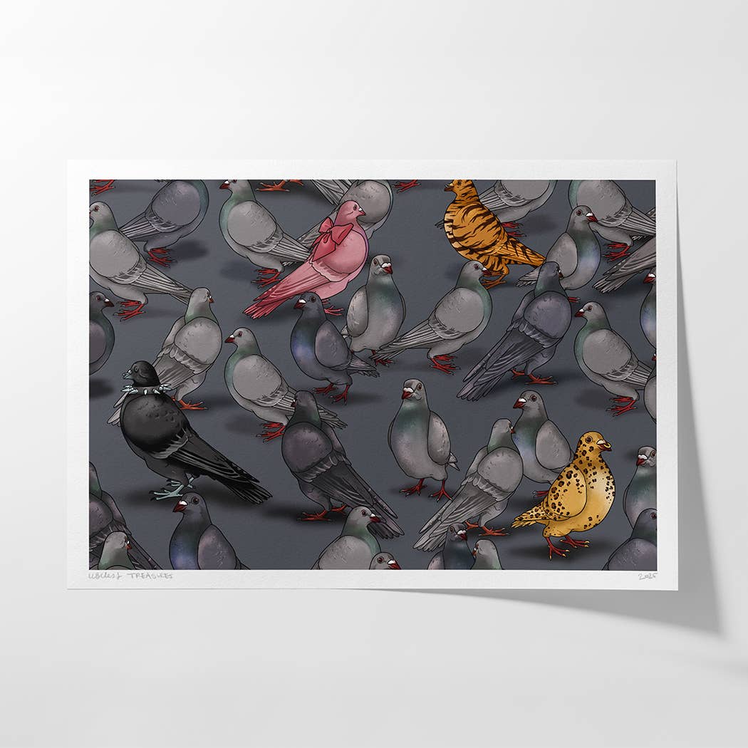 Useless Treasures - Wholesale Art Print - Doves | Fine Art Print1