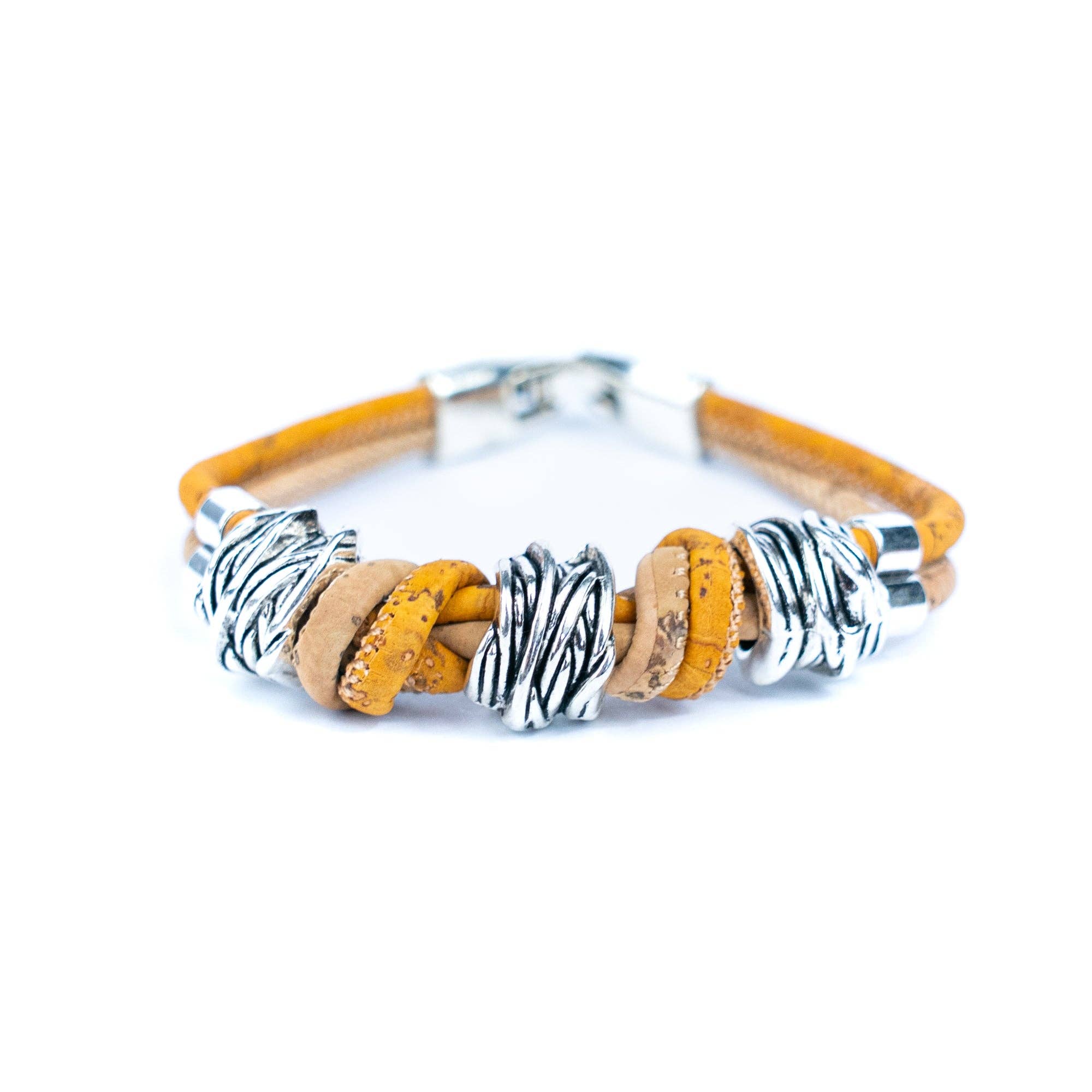 Meninas Bonitas Cork - Venta al por mayor Juegos de joyas - Joyería artesanal vegana de corcho colorido BR-220-MIX-52