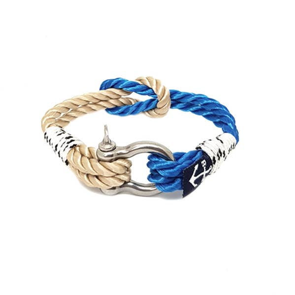 Corda Clássica e Pulseira Náutica Azul Royal por Bran Marion por atacado de Bran Marion