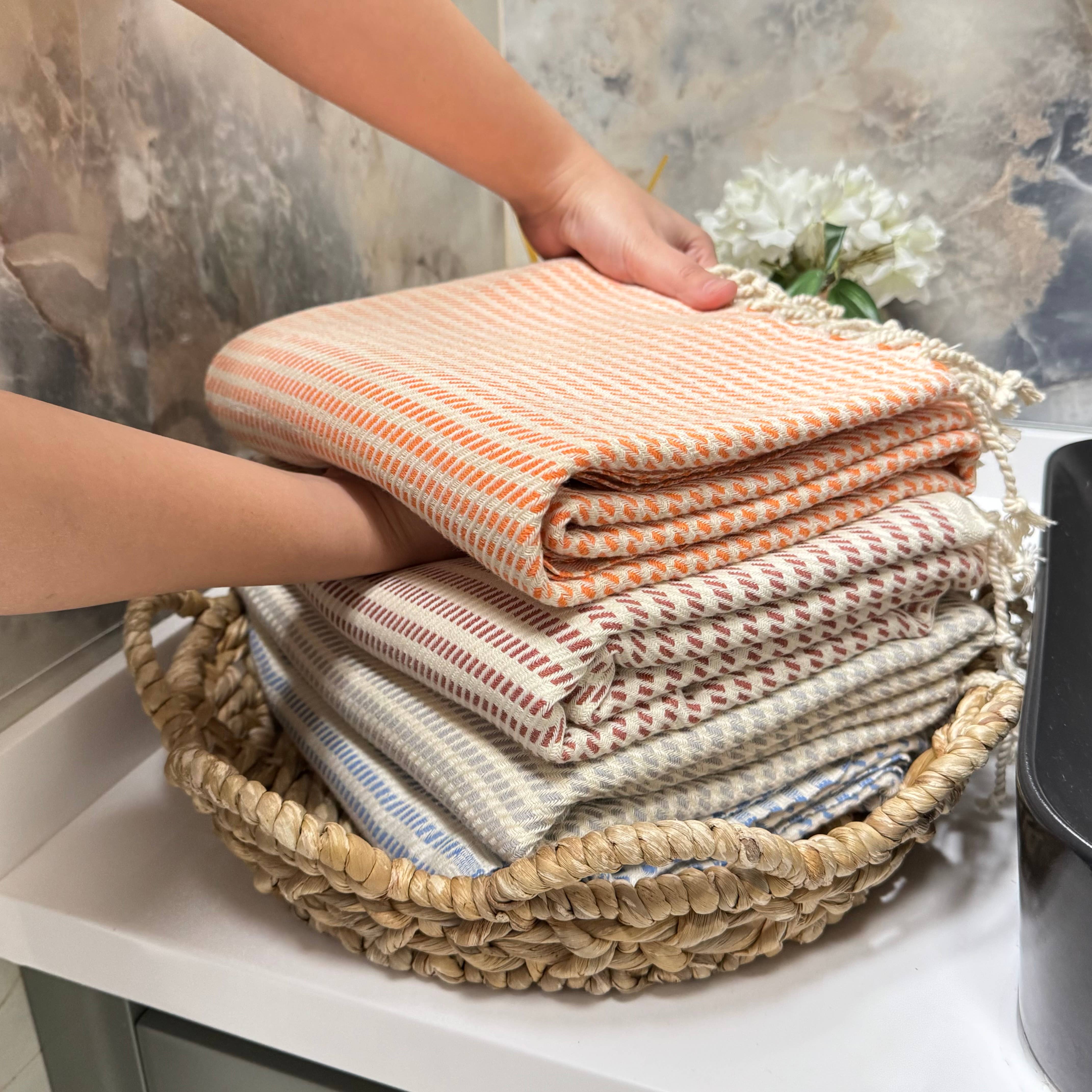 The Loom Wholesale - Vendita all'ingrosso Telo mare - Asciugamano Turco a Righe – Ricamo Nome Personalizzato28