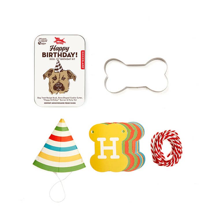 Kikkerland Design Inc - Wholesale Pet Treats - Dog - Dog Birthday Kit1