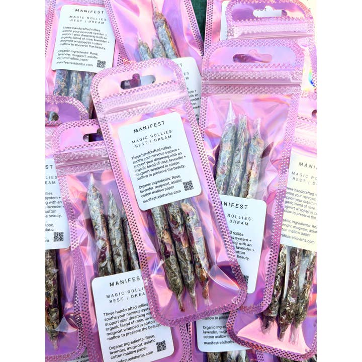 Manifest Botanicals - Wholesale Meditation supplies - Lull Rollies - REST | DREAM1