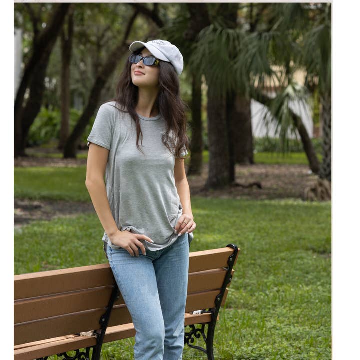 Loose Cut Short Sleeve Top for wholesale by Azules Clothing