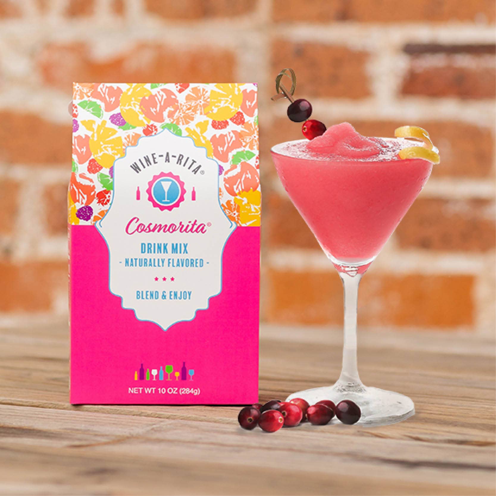 Wine-A-Rita® - Wholesale Cocktail Mix/Syrup - Cosmorita® Boxed Mix1