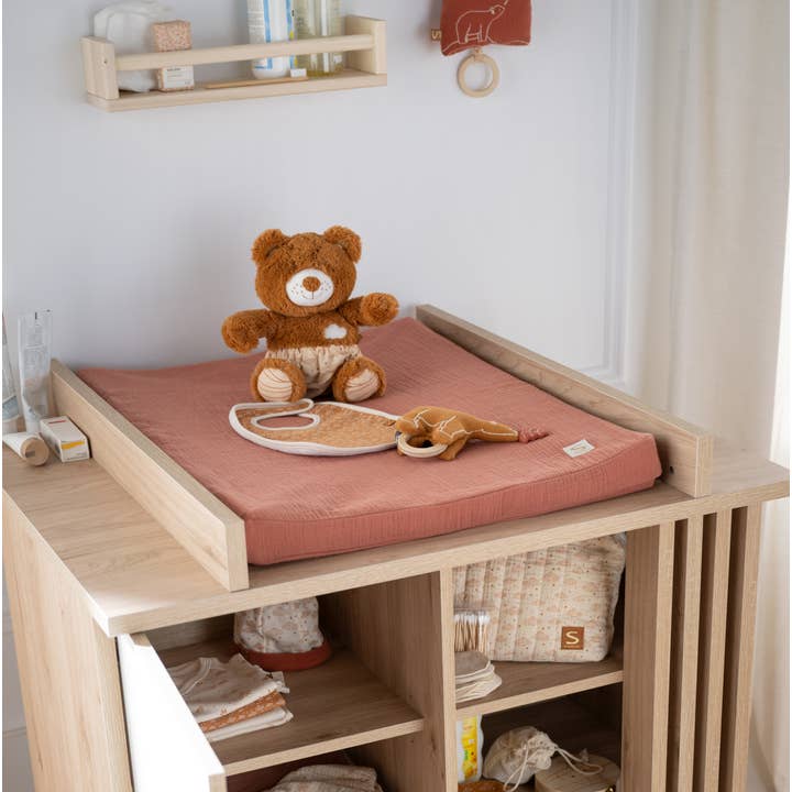 Sauthon - Wholesale Bib - Baby - Set of 2 cotton bibs with cloud decor - ORSINO2