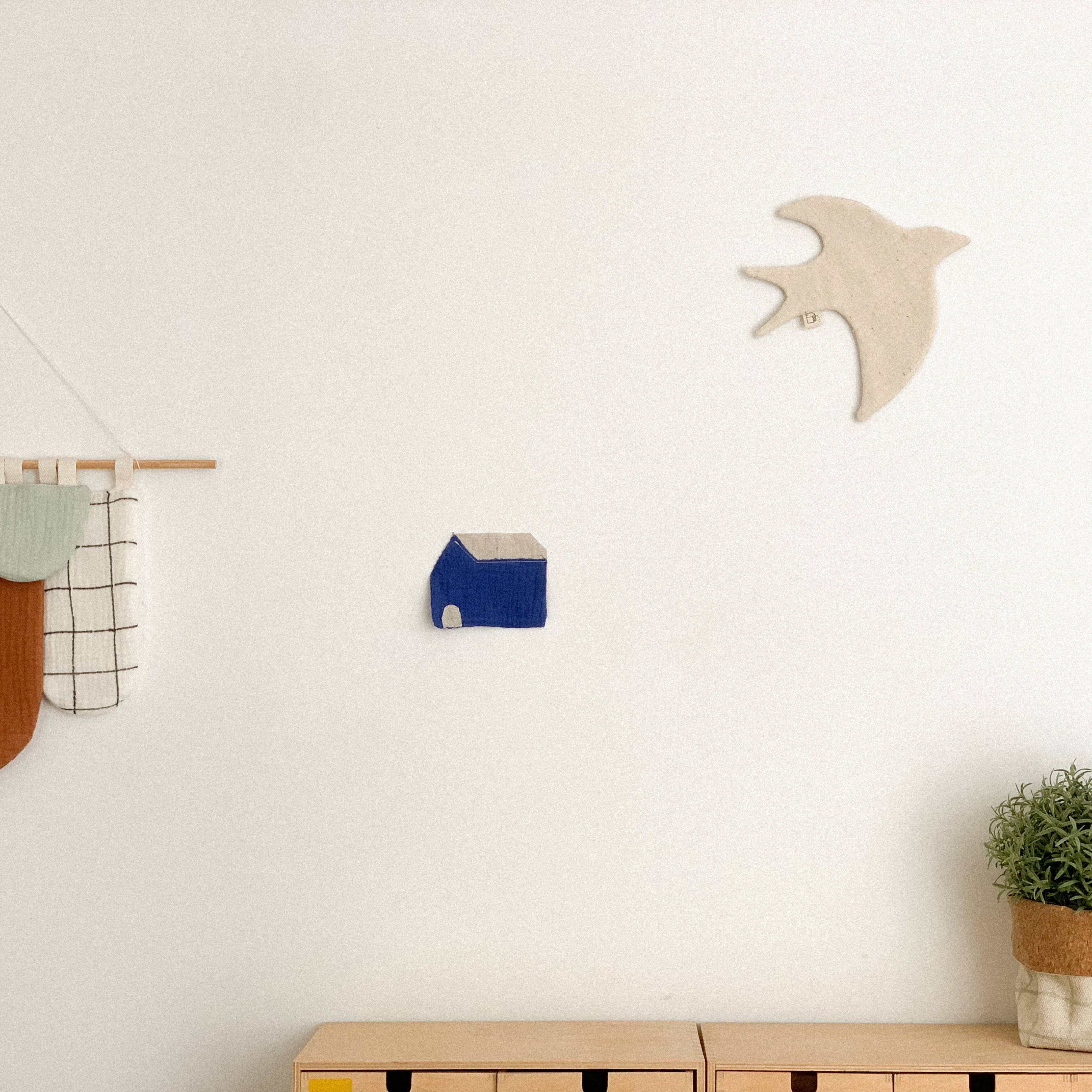 Monocrom - Wholesale Wall Decor - Kids & Baby - White wall swallow6