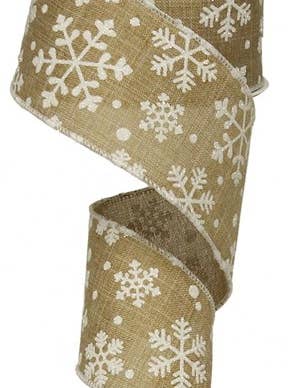 2.5"X10yd Falling Snow/Royal Ribbon for wholesale by Amber Marie & Company