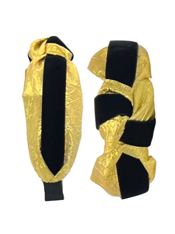 Velluto nero su lamina dorata per la vendita all'ingrosso da parte di Pretty Happies