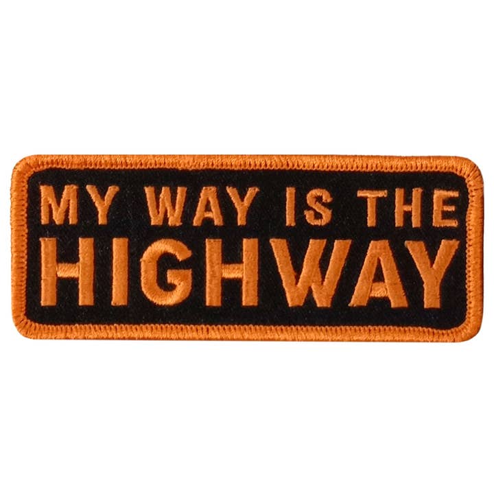 Hot Leathers PATCH MY WAY 4" x 1,5" Brodé pour la vente par Hot Leathers