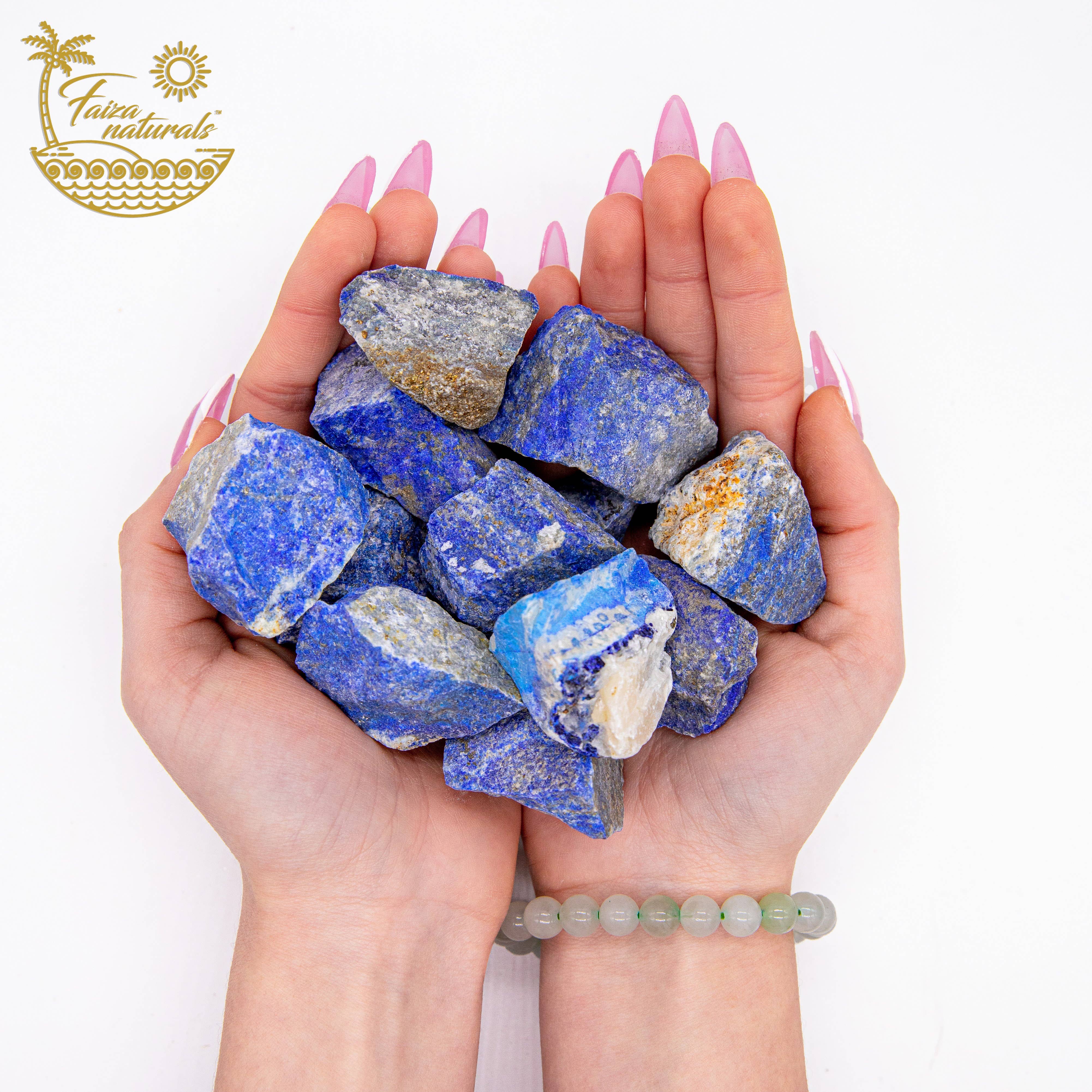 Faiza Naturals - Wholesale Spiritual Stone/Crystal - Lapis Lazuli Raw Crystals in Bulk2
