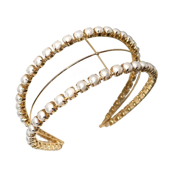 PEARL PETITE SAINT GERMAINE HEADBAND for wholesale by Epona Valley