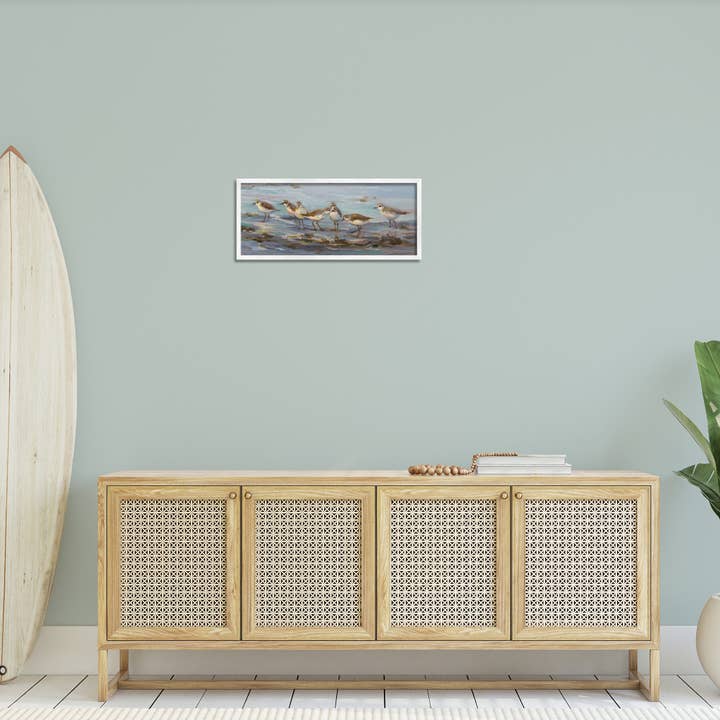 Stupell Industries - Wholesale Wall Sign - Sandpiper Flock on Shore - Framed Wall Art6