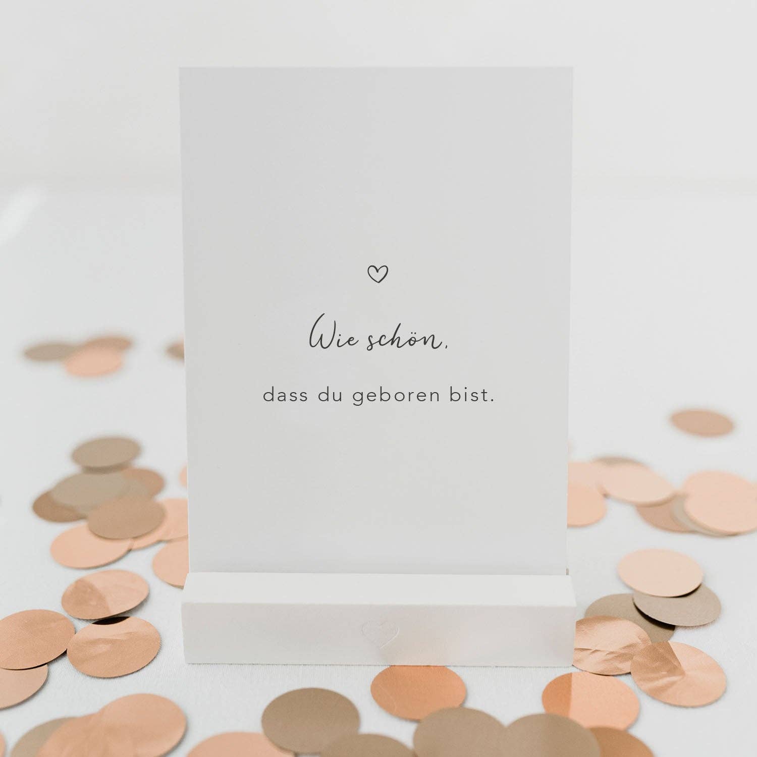 Eulenschnitt - Wholesale Everyday Greeting Card - Saying card Wie schön (PU = 10 pieces)0