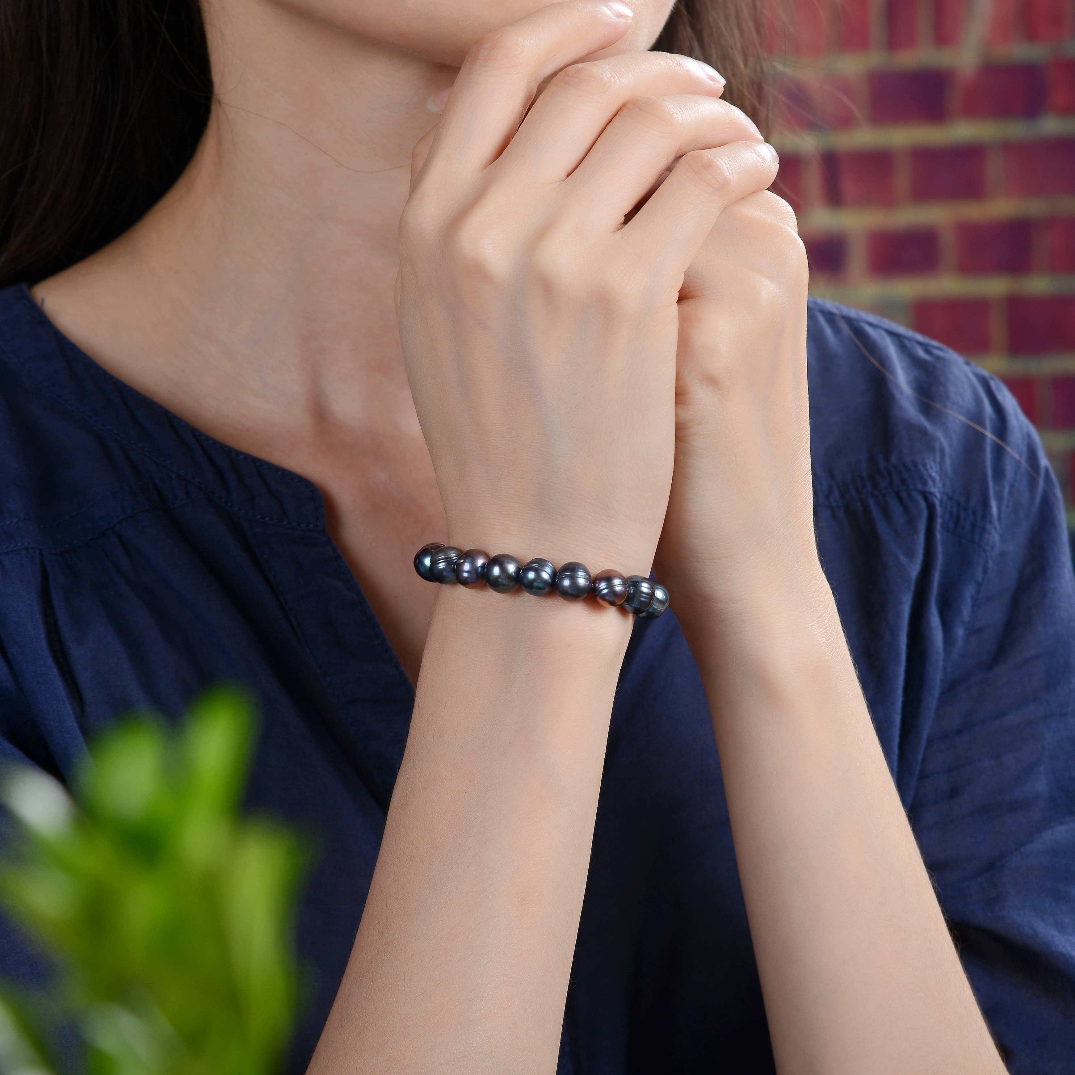 IST Jewelry – Großhandel Perlenarmband – 9-10MM Süßwasserperlenarmbänder3