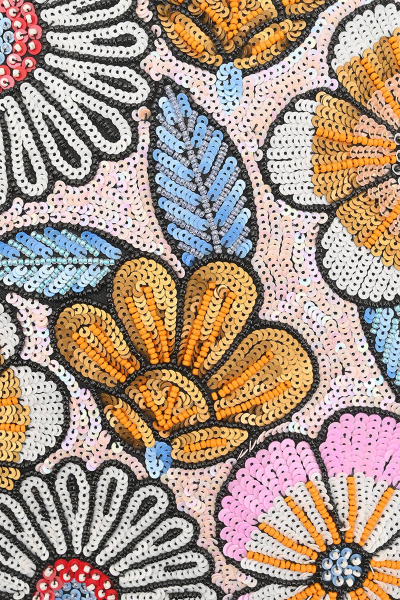 America & Beyond - Wholesale Shoulder Bag - Women's - Daisy Daydream Embellished Shoulder Bag1