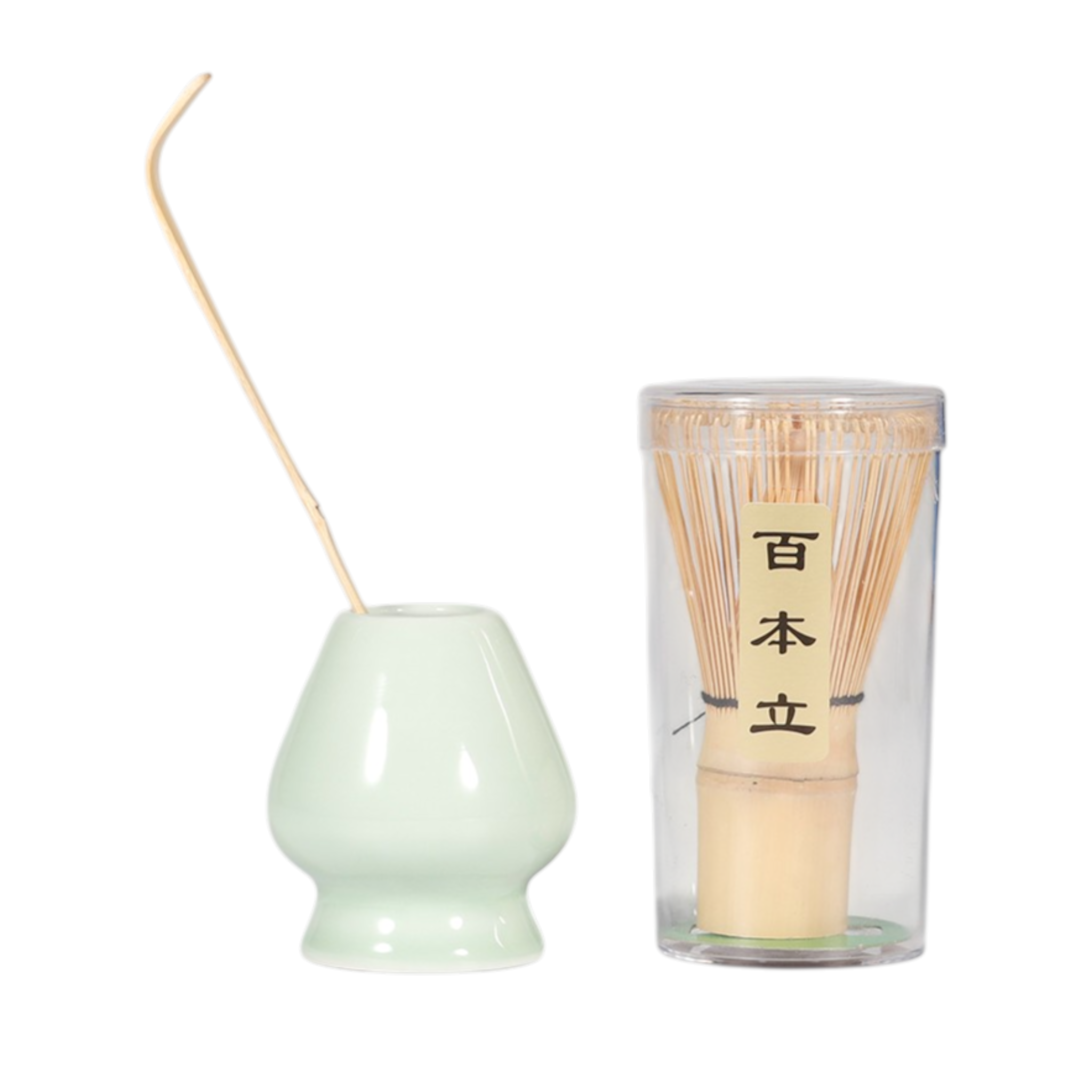 Urban Tokyo - Wholesale Whisk - Matcha Whisk Light Green Stand, Chasen and Scoop Set (1/48)1