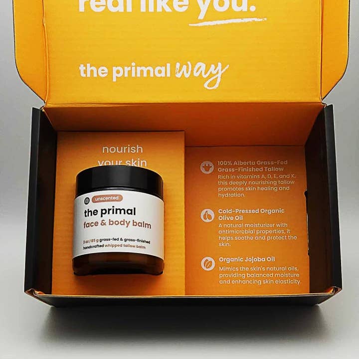 The Primal - Wholesale Body Balm/Butter - Unscented Whipped Tallow Balm (Face & Body)10