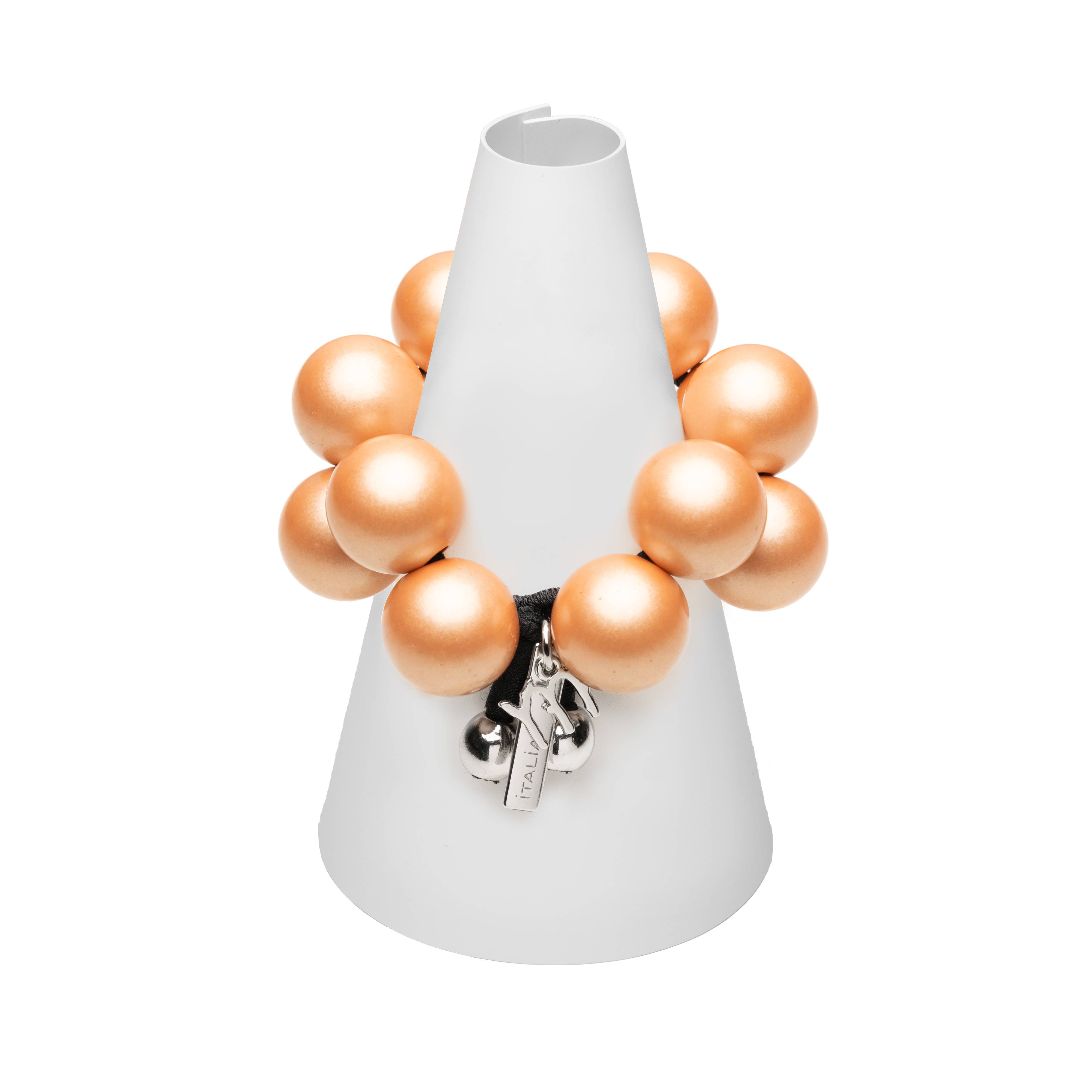 Mirta Accessori Moda - Wholesale Beaded Bracelet - Bracelet with Metal resin spheres 100% Made in Italy19