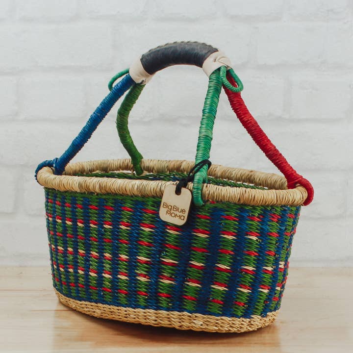 Big Blue Moma Baskets - Wholesale Basket - Bread Basket - Traditional Palette