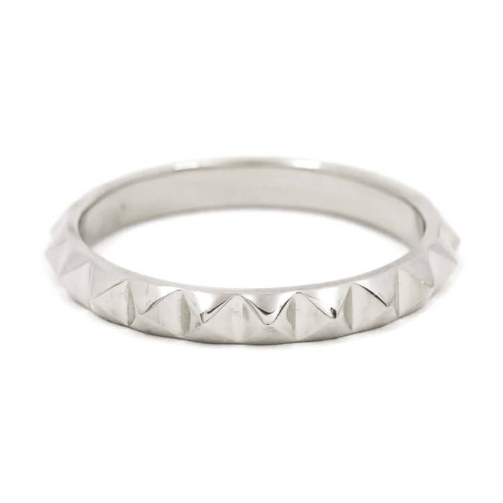 Debbie Skinny Ring in Sterling Silver for wholesale by Futaba Hayashi